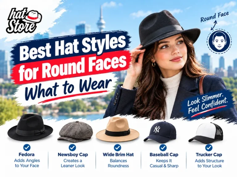 Best Hat Styles for Round Faces – What to Wear